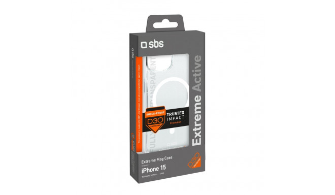 SBS SBS D3O MagSafe iPhone 15 Case - Clear