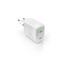 Puro Elektrik Puro MiniPro 35W GaN 2xUSB-C Wall Charger - White