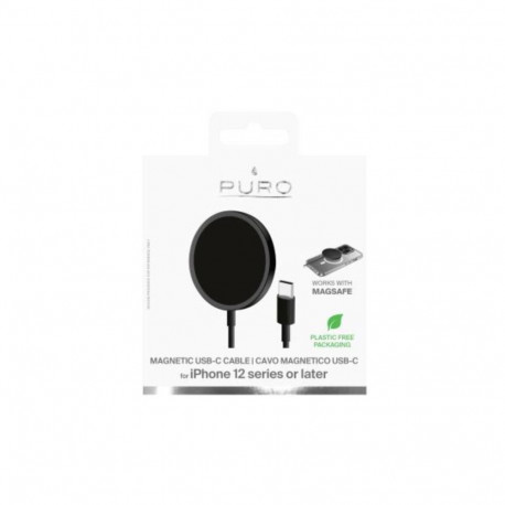 Puro Elektrik Puro Magnetico Inductive Charger with MagSafe 1m - Black