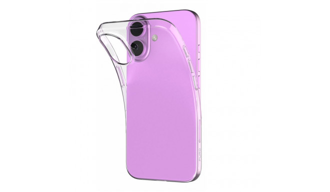 Puro Puro 03 Nude Silicone Case for iPhone 16 Plus - Transparent