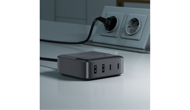 Acefast Acefast Z6 Charger Network GaN Desktop 2x USB-A / 2x USB-C PD 65W - Black