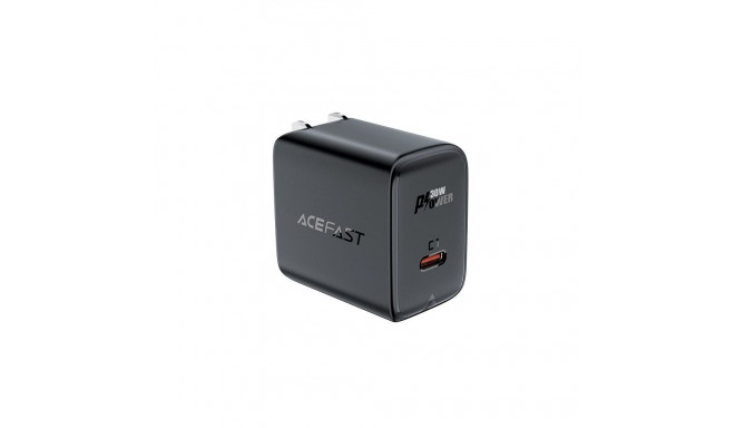 Acefast Acefast A23 30W GaN USB-C US Wall Charger - Black