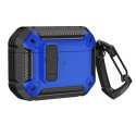 Hurtel Airpods 4 Armor Case with Carabiner - Blue