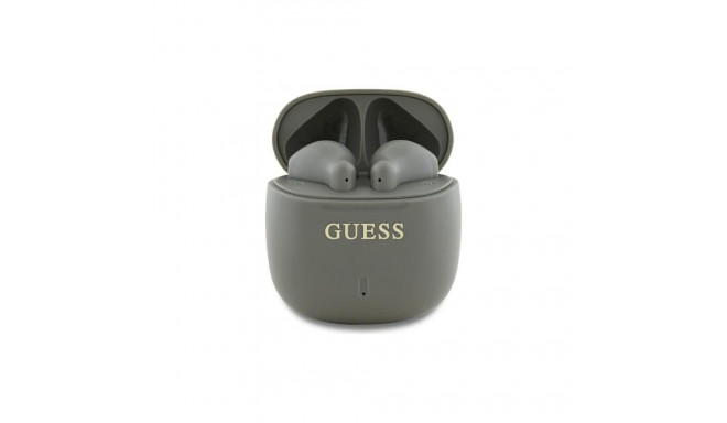 Guess Guess Bluetooth headphones GUTWSJ14ESGE TWS + docking station taupe Printed Classic Logo