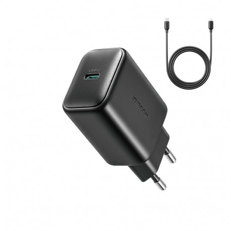 Joyroom Joyroom JR-TCF23 network charger USB-C 25W SFC / PPS / PD - black + USB-C / USB-C cable 1m
