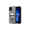 Karl Lagerfeld Karl Lagerfeld KLHCP14SSAPKHG iPhone 14 6,1" srebrny/silver hardcase Saffiano Karl's 