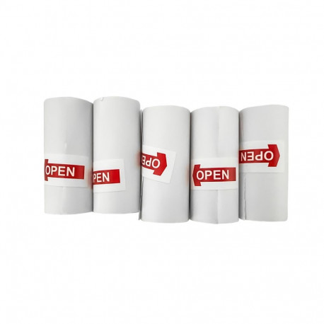 Hurtel HURC10N5 Rolls for Thermal Printer with Camera HURC10/ Wozinsky WDT-01 - White (5 pcs.)