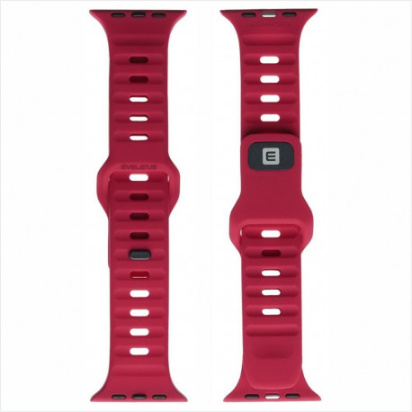 Evelatus Evelatus Watch 38/40/41 Sport Silicone Loop Dark Red