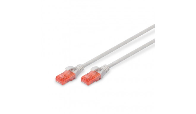 Digitus CAT 6 U/UTP | Patch cord | Length 15 m | Grey
