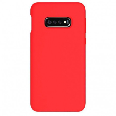 Evelatus Samsung Galaxy S10e Nano Silicone Case Soft Touch TPU Red