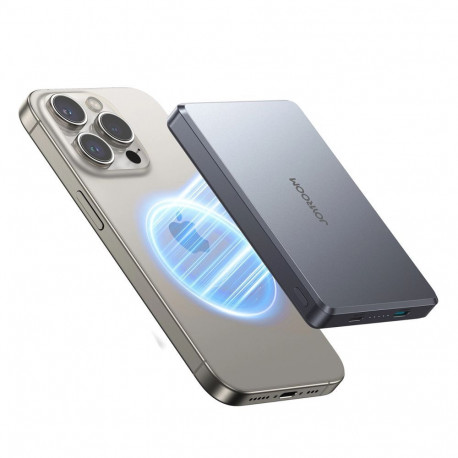 Joyroom Joyroom JR-PBM08 Pro 10000mAh 20W Powerbank with 15W Inductive Charging Ultra-Thin - Gray Gr