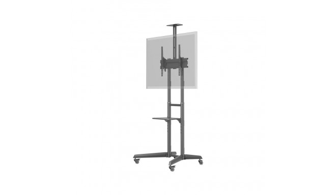 Goobay Floor stand | 59508 TV Presentation Stand Pro (Size L) | Adjustable Height, Tilt | 37-70 " | 