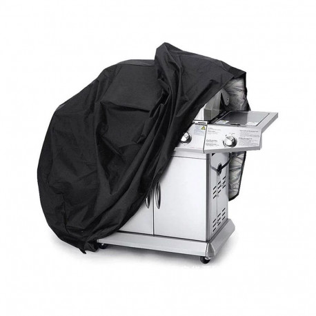 Hurtel Waterproof grill cover, bicycle cover, bike cover, garden furniture cover, XXL cover, black