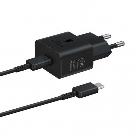 Samsung Samsung EP-T2510XBEGEU 25W SFC GaN wall charger with USB-C cable - black