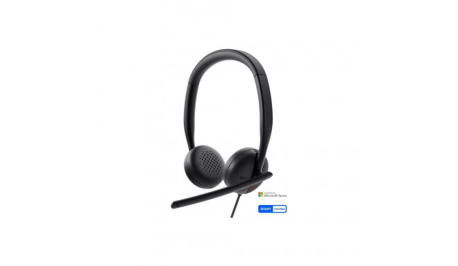 Dell Headset WH3024 Built-in microphone USB-C, USB-A Black