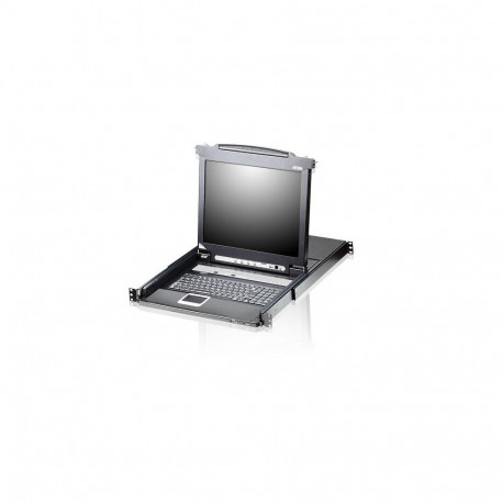 Aten CL5708M 8-Port PS/2-USB VGA 17" LCD KVM Switch with Daisy-Chain Port and USB Peripheral Support