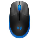 Logitech Full size Mouse M190 Wireless, Blue, USB