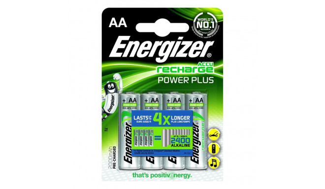 Energizer AA/HR6, 2000 mAh, Rechargeable Accu Power Plus Ni-MH, 4 pc(s)