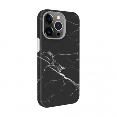 Evelatus Apple iPhone 14 Pro Premium Silicone case Customized Print Black