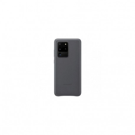 Samsung Galaxy S20 Ultra Leather Cover case Gray