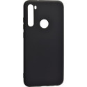 Evelatus Xiaomi Xiaomi Redmi Note 8 / Redmi Note 8 2021 Soft Touch Silicone Case with Strap Black