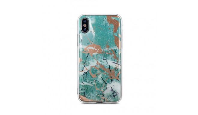 iLike Apple iPhone X / iPhone XS Marmur case Green