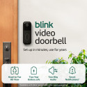 Amazon video-uksekell Blink Video Doorbell 2, must