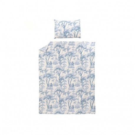 Tropical Eden satiinist voodipesukomplekt 140x200