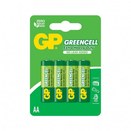 BATTERIES GREENCELL AA 1.5V 4PCE