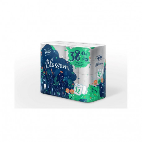 tualettpaber Grite Blossom valge 32 tk