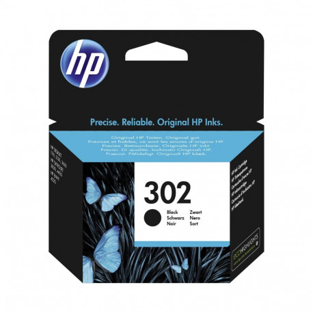 HP F6U66AE tindikassett must nr 302