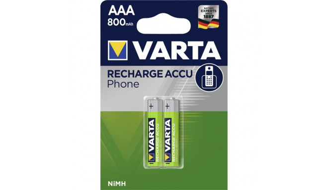 10x2 Varta Akku Professional NiMh 800 mAh Micro