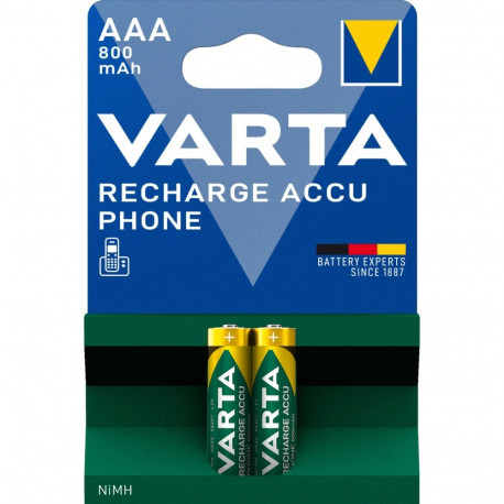 1x2 Varta Professional Accu NiMH 800 mAh AAA telefoni aku
