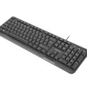 KEYBOARD NATEC TROUT US LAYOUT SLIM BLACK