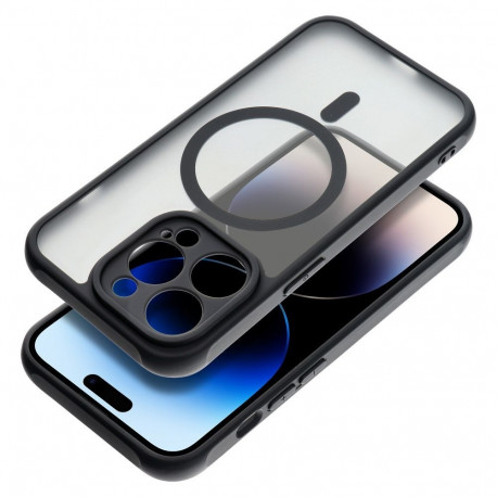Case for Samsung A17 / A18 Full Matte Mag Cover compatible with MagSafe black