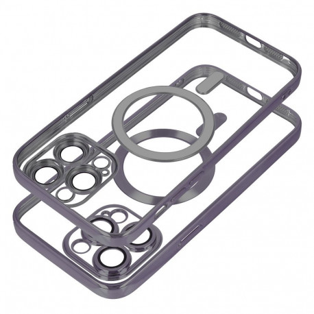 Case for Samsung A17 / A18 Electro Mag Cover compatible with MagSafe black