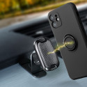 SILICONE RING case for SAMSUNG A17 black