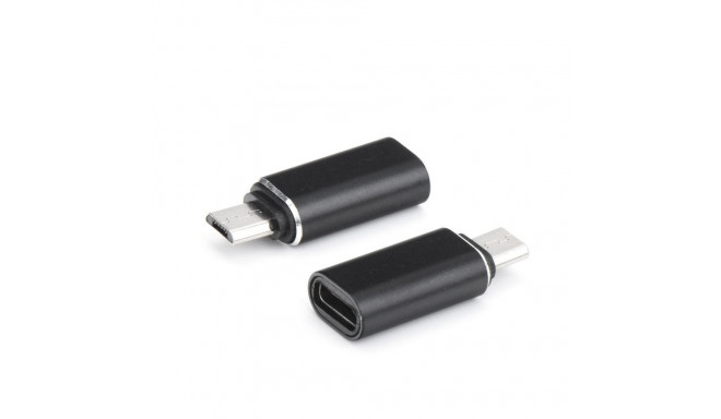 Adapter Type C (female) to Micro USB (male) black