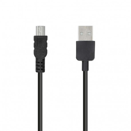 Cable USB-A - Mini USB 1m, black 