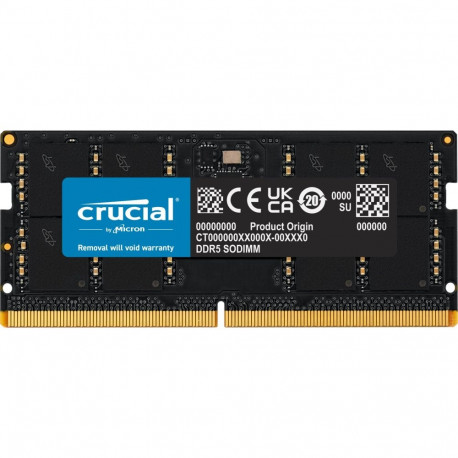Crucial RAM DDR5 32GB 5600 CL 46 (1x32GB) single (black CT32G56C46S5)