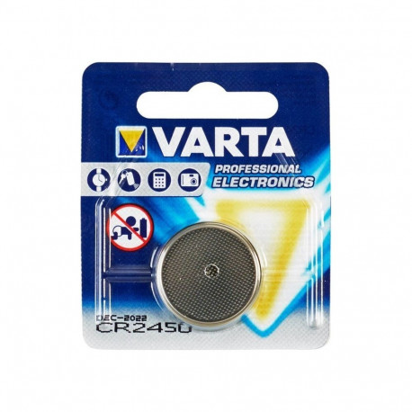 Varta CR2450, coin cell battery, lithium, 3V (6450-101-401)