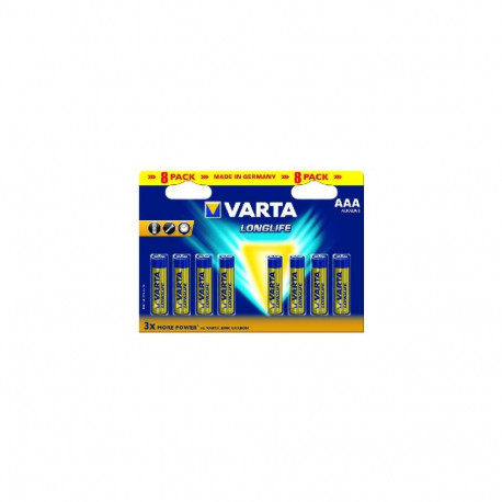 Longlife Batterie LR03, AAA (Micro) (8 Stück, AAA)