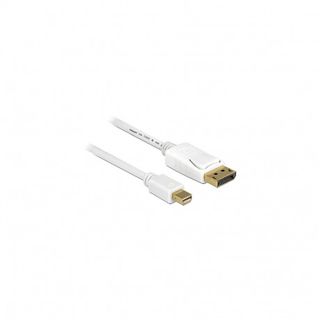 DeLOCK Adapter - miniDP - DisplayPort - 3 metry - biały