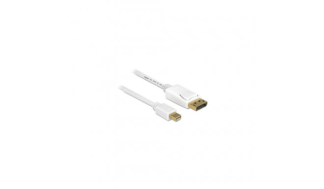 DeLOCK Adapter - miniDP - DisplayPort - 3 metry - biały