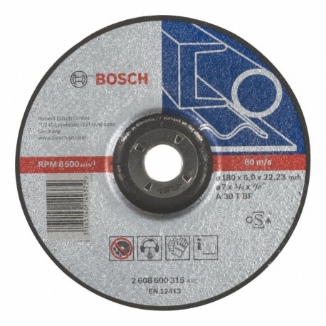 Bosch grinding wheel for steel 180x6mm