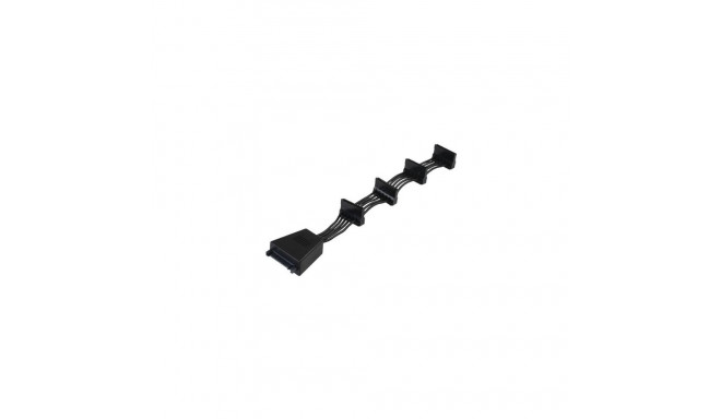 SATA toitejaotur SST-CP06-E4 1x 15-Pin-SATA > 4x 15-Pin-SATA