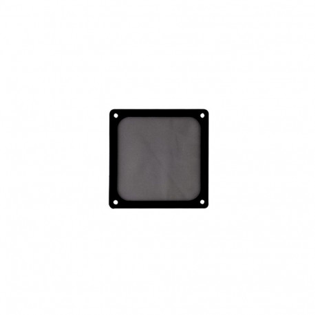Tolmufilter SST-FF123B 120mm-ventilaatorile, must