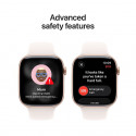 Apple Watch 11 GPS + Cellular 42mm Sport Band S/M, rose gold/light blush (MF8E4ET/A)