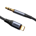Joyroom Audio Transfer Series SY-A06 mini jack 3.5 mm / Lightning cable 1.2 m - black