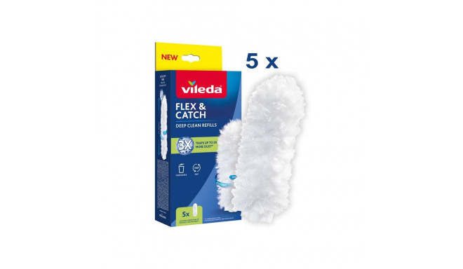 Vileda Flex&Catch dustpan refills, 5 pcs.